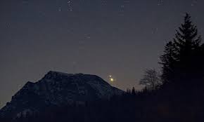 Image of christmas wishes, background. 7 Christmas Star Skywatching Tips As Jupiter And Saturn Dazzle The World