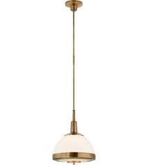 Visual Comfort Tob5761hab Wg Thomas O Brien Connor 2 Light 15 Inch Hand Rubbed Antique Brass Pendant Ceiling Light Ceiling Pendant Lights Ceiling Lights Visual Comfort