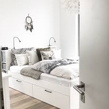 Ikea Brimnes Bett Bettkasten Stauraum Schlafzimmer Bedroom Ikeahack Bed Decor Ikea Bedroom Ikea Bed