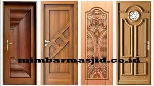 Model pintu minimalis 2 pintu besar kecil terbaru. Model Daun Pintu Masjid Murah Mimbar Masjid