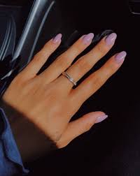 Design and paint acrylic nails. Pin By Shani Lavelle On Nailed It Oval Nails Gel Nails Pretty Acrylic Nails