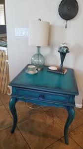 Vintage Refinished Bohemian Mermaid Teal Nightstand End Table For Sale In Hemet Ca Offerup Teal Furniture Kitchen Accessories Decor Furniture