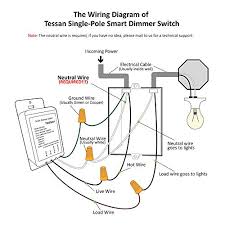 Wiring diagram double dimmer switch save single pole light switch. 2 Pack Smart Dimmer Switch For Dimmable Led Lights Wifi Light Switch Compatible With Alexa And Google Home Single Pole Only Smart Life App Neutral Wire Required White Pricepulse