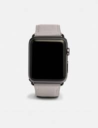 Mit der apple watch erhalten sie eine uhr, die mehr kann, als nur die zeit zu messen. Coach Apple Watch Armband