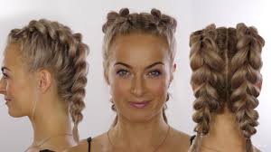Once upon a time these haircuts might have been considered boyish but today, they are. 20 Minute Hair Makeup Braids For Short Hair Shonagh Scott Showme Makeup Youtube
