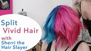 Bright hair dyes are a fun way to experiment with your look. Matrix Socolor Cult Tri Color Vivid Hair W Jessica Warburton Hairhunter Youtube