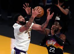 Johnathan motley fights on the boards for strong bucket. Anthony Davis Could Be Decisive Factor For Lakers Vs Suns Los Angeles Times