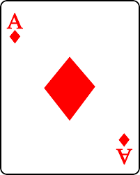 Good news about your finances or investments is coming soon File Playing Card Diamond A Svg Wikimedia Commons