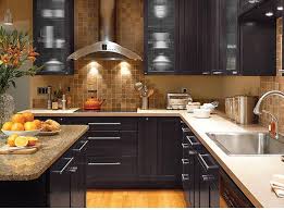 Merillat Masterpiece Martel In Cherry Slate Modern Kitchen Cabinet Design Kitchen Cabinet Design Merillat Cabinets