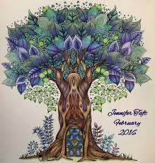 Completed colored page of castle on a mushroom from the enchanted forest coloring book fifth, i did the bunny. Enchanted Forest Drawing Easy Novocom Top
