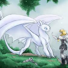 Finally Jssannart Drawthisinyourstyle Of Astrid And The Light Fury I Love This Concept How Train Your Dragon How To Train Dragon How To Train Your Dragon