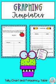 Free Graphing Templates In 2020 Elementary Math Tally Chart Graphing