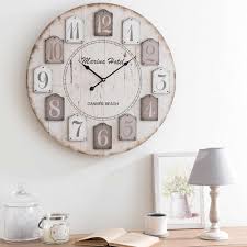 Horloge En Bois D 60 Cm Hotel Marina Artesanato Moveis