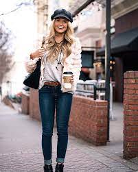 Fur Jacket Nashville Girls Trip Ideas Conductor Hat Outfit Instagram Shealeighmills Outfits With Hats Conductor Hat Outfit Hat Outfit Winter