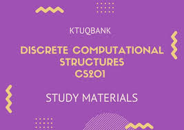 Introduction to graph theory and combinatorics. Discrete Computational Structures Cs201 Study Materials Ktuqbank