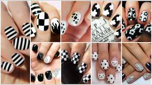 White base coat simply pops up any design drawn over it. Stunning Black And White Nail Polish Designs Nail Art Nail Tutorial 2020 Collection Youtube