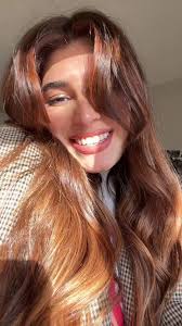 Kupfer Balayage Haare