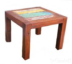 Weißer couchtisch online kaufen bei otto » große auswahl top service top marken ratenkauf & kauf auf rechnung möglich » jetzt bestellen! Windalf Bunter Vintage Couchtisch Zoya 60 Cm Shabby Look Bohemia Design Unikat Handgearbeitete Esstische Couchtische Mit Glasplatte Windalf