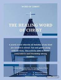 Christian church religious brochure template word create a professional christian church religious brochure in minutes with microsoft word or publisher download premium templates with high quality photos & artwork that you can customize & print free church brochure templates for microsoft word. Free 30 Church Flyer Templates In Ms Word Psd Eps Ai Indesign Pages Publisher