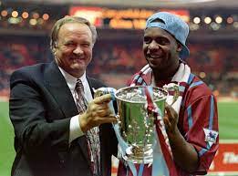 Portrait of dalian atkinson of aston villa in 1993. The Dalian Atkinson Umbrella Celebration As You Ve Never Seen It Before Birmingham Live