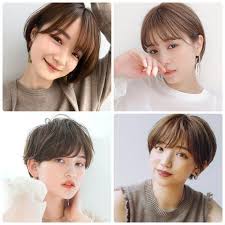 ヘアカタログ ショートのヘアスタイル 髪型15選 マキアオンライン maquia online ヘアカット ショート 顔 ダイエット