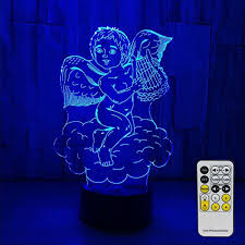 Night Lights For Kids Angel Decorations 7 Colors Change With Remote Baby Night Light Beside Lamp Kids Lamp Ch Childrens Night Light Baby Night Light Kids Lamps