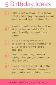 Fun things to do on birthday. 5 Things To Do For Your Birthday Monday Musing