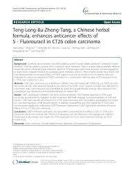 Mei, milk n munny chang zhong ji yi ban video046. Pdf Teng Long Bu Zhong Tang A Chinese Herbal Formula Enhances Anticancer Effects Of 5 Fluorouracil In Ct26 Colon Carcinoma