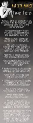 Marilyn Monroe Famou My Pinterest Quotes Marilyn Monroe Quotes Monroe Quotes Marilyn Quotes
