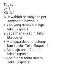 Ketukan birama ini hadir dalam waktu yang bersamaan dan merupakan salah satu unsur pembentuk sebuah karya seni musik. Jawablah Pertanyaan Dibawah Ini 1 Apa Yang Dimaksud Teks Eksposisi2 Bagaimana Ciri Ciri Teks Brainly Co Id