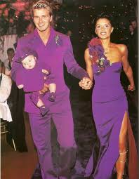 Image Result For Victoria Beckham Purple Dress David And Victoria Beckham Beckham Wedding Victoria Beckham Wedding