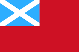 The flag of scotland is an azure blue rectangle, with a cross in the shape of an 'x' dividing the flag into four equal blue triangles. Flag Of Scotland Wikipedia
