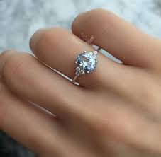 Free shipping on many items | browse your favorite brands | affordable prices. Last Sizes Oval Aquamarine Engagement Ring For Women White Etsy