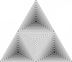 This is a cute triangle couple design for both mr. Illusion Geometric Triangle Tattoo Stencil By Jean Schouten