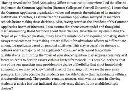 Write an essay worthy of getting you into your dream college! Uh Oh Messing With The Common Application Essaythe College Solution
