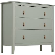 Commode 3 Tiroirs Pin Massif Vert Olivier Lison Commode 3 Tiroirs Commode Design Commode