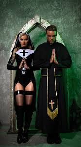 A nun is one of the easiest costumes that you can make. Men S Heavenly Priest Costume Men S Priest Costume Yandy Com Saintlike Seductress Costume Sexy Nun Costume Yandy Com