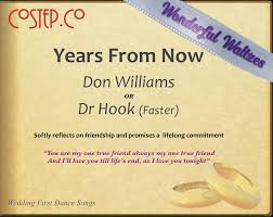 Wedding Dance Waltzes Years From Now Don Williams Dr Hook Wedding First Dance Learn To Dance Don Williams