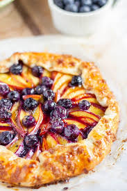Nektarinen Blaubeer Galette Rezept Franzosische Obst Tarte Recipe Galette Recipe Blueberry Galette Recipes