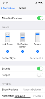 Outlook Ios App Doesn T Display Calendar Notifications Microsoft Community