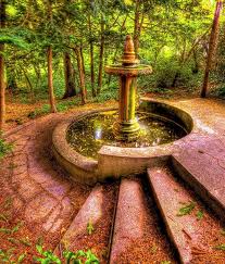 Scenery Outdoors Landscapes Wilderness Woods Trees Forest Fountains Garden Fountain Fountains Outdoor Garden Fountains