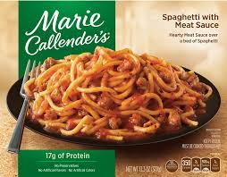 Marie callender's frozen dinners are convenient meals that bring back the homestyle cooking you crave. Marie Callender S Spaghetti With Meat Sauce Frozen Meal 13 3 Oz Fry S Food Stores