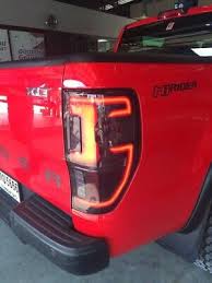 Smoke Tail Light Rear Lamp Led Fits Ford Ranger Raptor T6 T7 Px Mk Xlt 2012 2019 Ebay