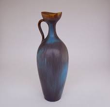Rorstrand Gunnar Nylund Lavender Blue And Drank Purple Glaze Etsy Lavender Blue Blue Vase Antique Ceramics