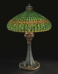 This gives a lovely neat look and makes the light shade a lot more sturdy. Tiffany Studios New York Geometric Leaded Glass And Patinated Bronze Table Lamp Tiffany Lamps Stained Glass Lamp Shades Tiffany Style Lamp