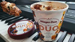 Find deals on products in groceries on amazon. Haagen Dazs Duo Dark Chocolate Salted Caramel Crunch Ice Cream Review General Mills Ice Cream Youtube