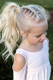 You can also experiment with colors, like in this ombre look. Hairstyles 9 Year Olds 13 Hairstyles Haircuts