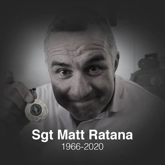 A minute's silence will be held immediately prior to kick-off today, as we  pay our respects to local police officer Sergeant Matt Ratana. Our thoughts  and deepest sympathies are with his family,