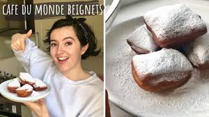 Light, fluffy pillows of fried dough, a little crispy around the edges, and finished off with a healthy dusting of powdered sugar. Making And Reviewing Cafe Du Monde Beignets Youtube