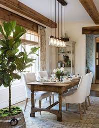 15 Cozy Farmhouse Dining Room Design Ideas Modern Farmhouse Dining Modern Farmhouse Dining Room Farmhouse Dining Rooms Decor